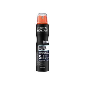 اسپری ضد تعریق مردانه لورآل سری Men Expert مدل Carbon Protect 48H