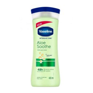 لوسیون بدن وازلین مدل Aloe Sooth حجم 400 میل